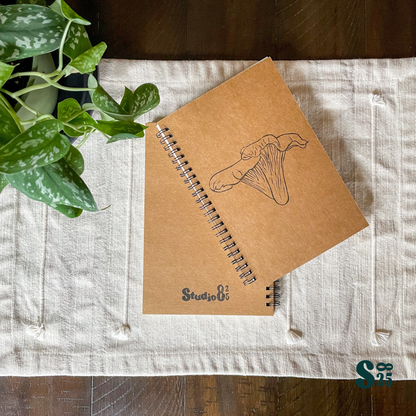 Chanterelle Hand Printed Sketchbook