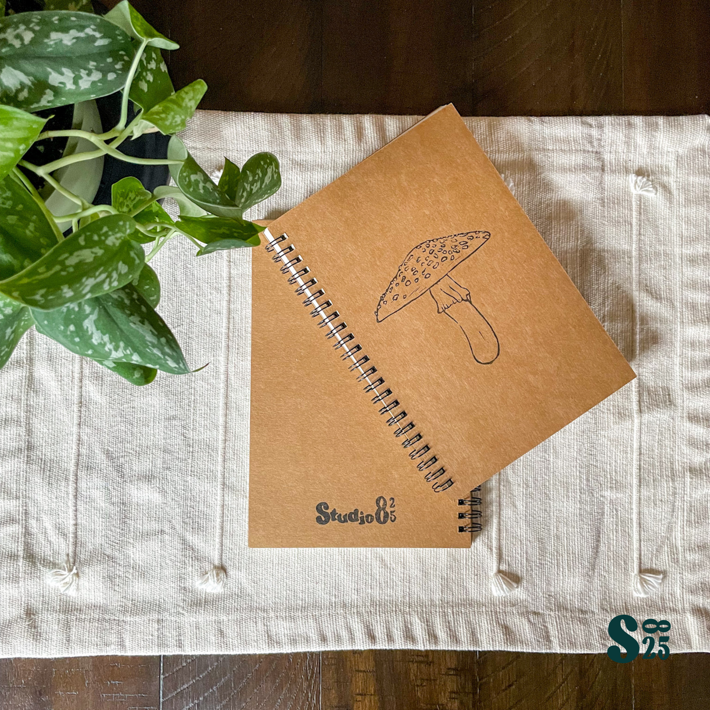 Fly Agaric Hand Printed Notebook