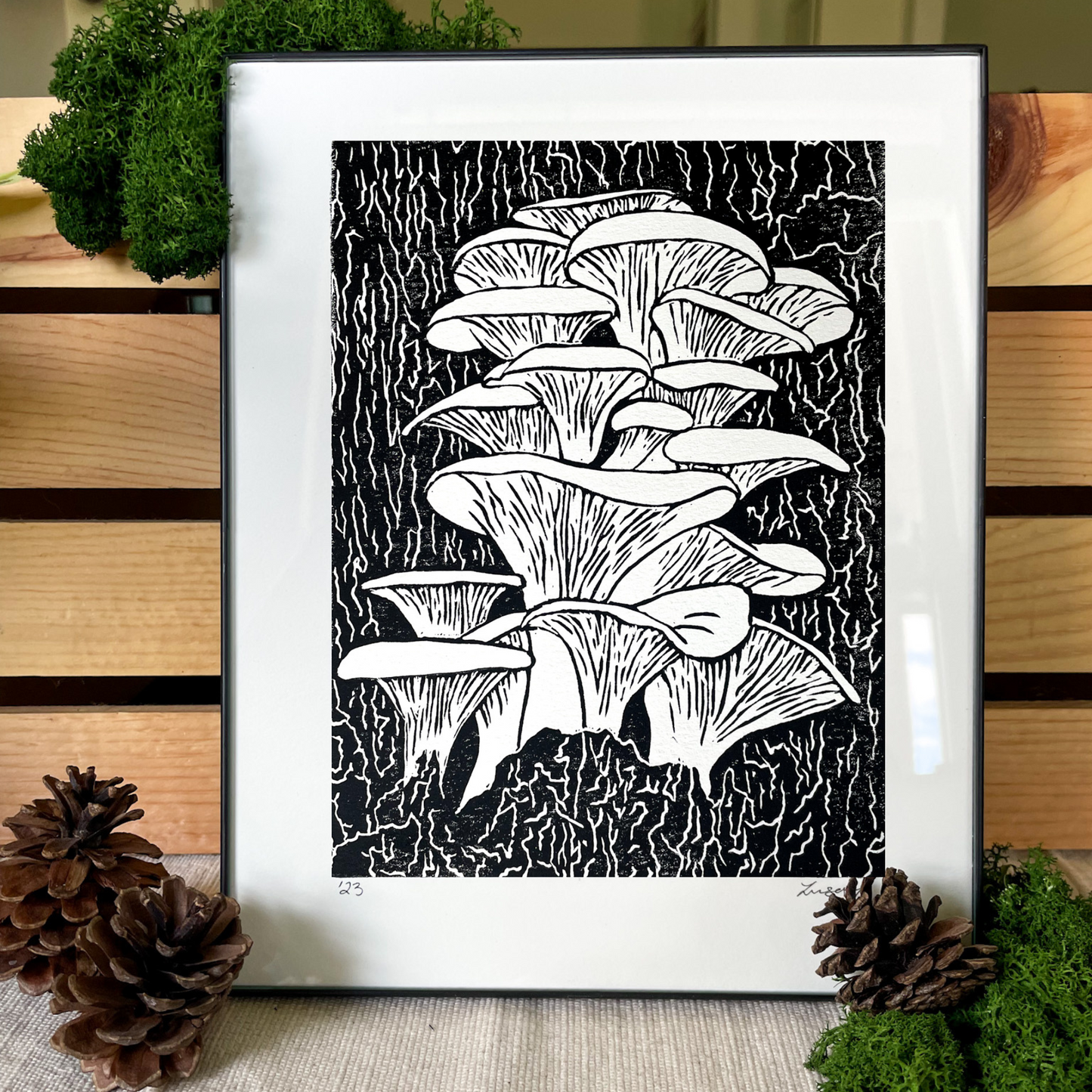 Handmade Mushroom Prints - 3 Pack