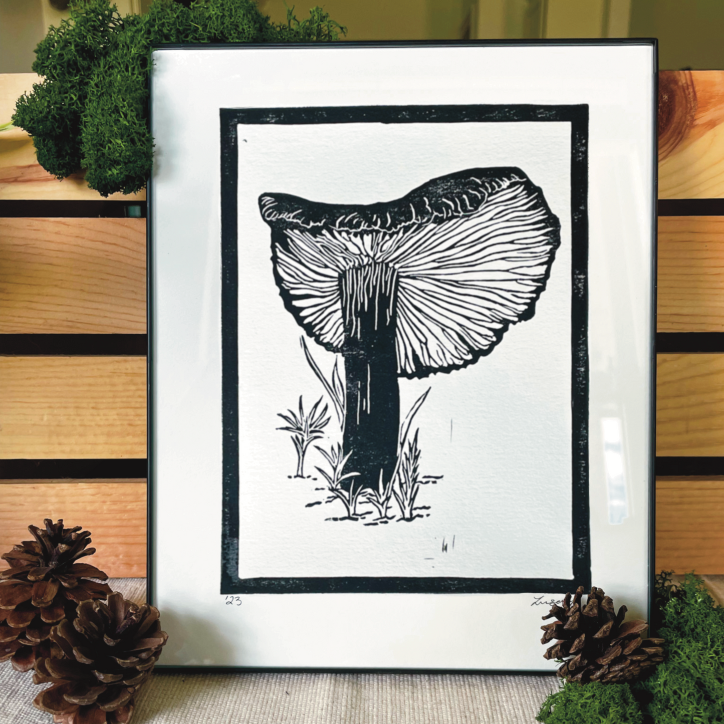 Handmade Mushroom Prints - 3 Pack