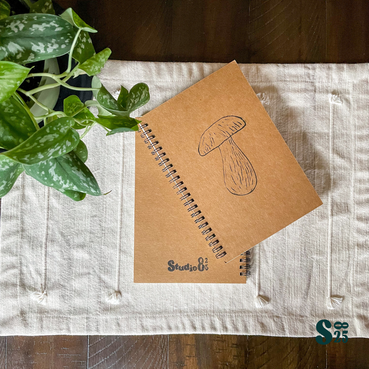 King Bolete Hand Printed Notebook