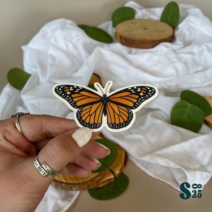 Monarch Butterfly Sticker