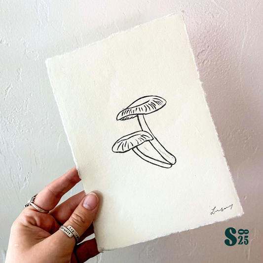 Mycena Handmade Print