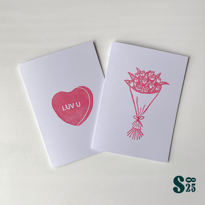 Valentines Day Cards - Pack of 2