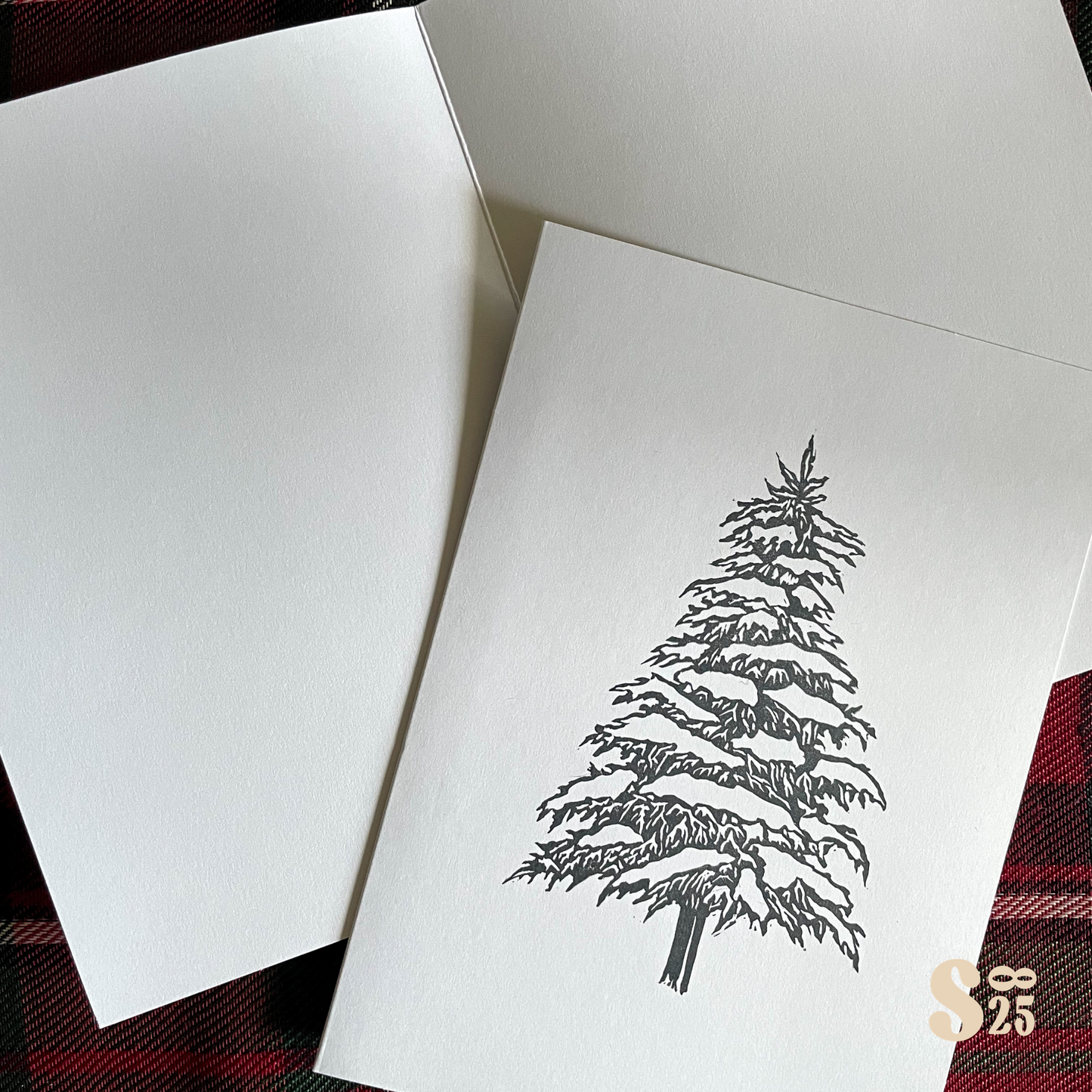 Winter Pine Handmade Card