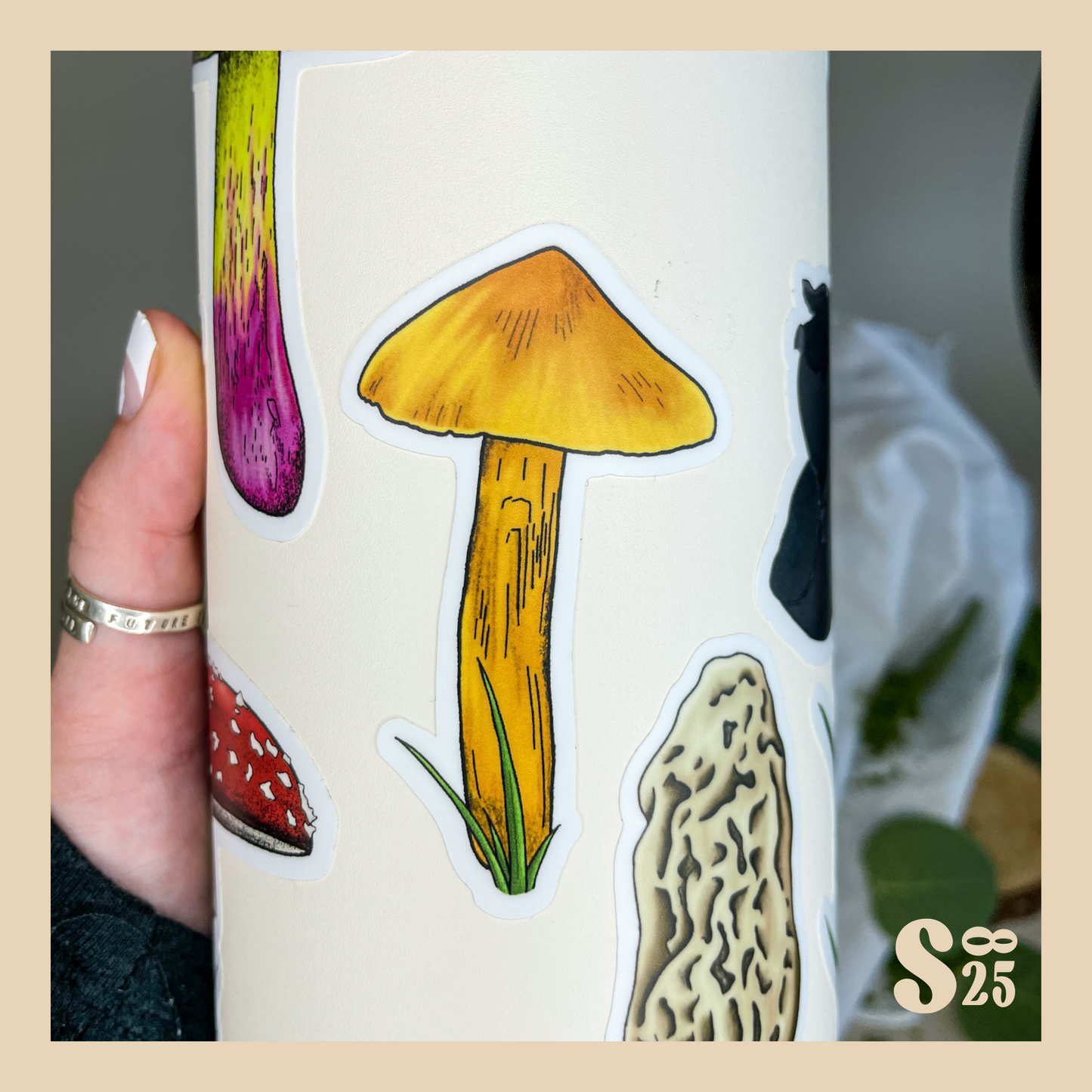 Witches Cap Mushroom Sticker